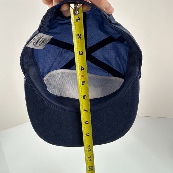 Vtg MCI Telecom Embroidered Rope Hat OSFA Snapback Cap Nylon 80s 90s Telephone - Picture 13 of 16